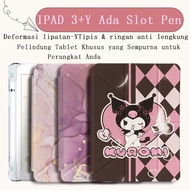 1.Foldable Silicone Skin 3+Y Shockproof Mumpuni & Flexible with Pencil Storage, Transparent Panel fo
