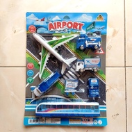 Airport Vehicle Toy Set - Airport Car Airplane