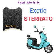 Karpet sepeda motor listrik EXOTIC STERRATO 
