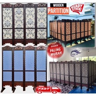 🔥PEMBAHAGI RUANG KAYU / PARTITION KAYU ORIGNAL / WOODEN SCREEN DIVIDER