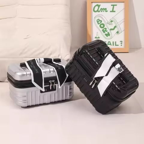 Luggage 16 Inch Cosmetic Case Small Toiletry Storage Bag Small Case Mini Luggage Bag
