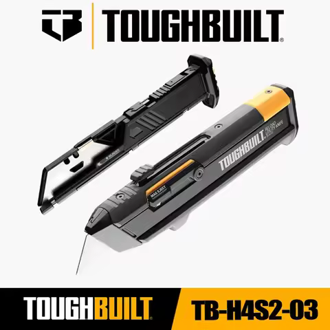 TOUGHBUILT TB-H4S2-03 Reload Utility Knife With 2 Blade Magazines Hand Tools Precision Tools Knife T