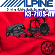 Alpine 3WAY speaker X7X10inch X3-710S-AV designed for Alphard/Vellfire 30 series
