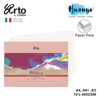 Campap Arto Fabriano Pitturra Acrylic Painting Paper Pack 400GSM (A4 / A4+ /A3, Cold Pressed)