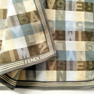 Fendi Vintage Handkerchief Pocket Square 18 x 18 inches, vintage scarf