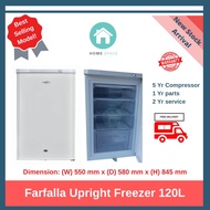 Farfalla Upright Freezer (120L), FUF-EP120