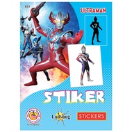 ES 1 Ultraman Stickers 4 Pages B6 Size