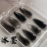 Ice ink nano tortoise guzheng nails eight-piece se 冰墨纳米玳玢古筝指甲儿童演奏考级专用八件套0702yp1号