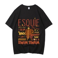 Esquie cotton t-shirt men korean clothes 80s anime streetwear Retro Trendy shirt Vintage Punk street