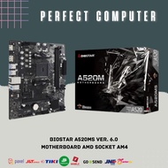 Biostar A520MS MOTHERBOARD Ver. 6.0 AMD Socket AM4