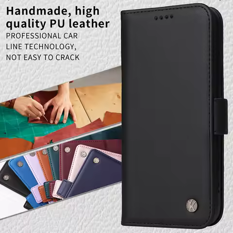 For Samsung M15 M35 M55 5G 2024 Flip Case Leather Book Funda For Samsung Galaxy M15 Etui Phone M55 M