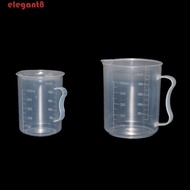 ELEGANT Measuring Cup Chemistry School Supplies 250/500/1000/ml Transparent Durable Reusable Measuring Cylinder