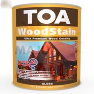 TOA WoodStain Interior & Exterior Wood Gloss Paint 1L By Majumall.my