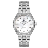 BEVERLY HILLS POLO CLUB รุ่นBP3274X.320 Womens Analog White Mop Dial Watch 36mm.