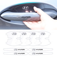 8pcs Car Door Handle Transparent Protective Film Sticker For Hyundai Matrix Getz Accent I10 I30 Ix25