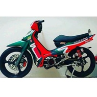 HIJAU MERAH Yamaha FIZR CALTEX green red F1ZR CALTEX standard sticker stripping