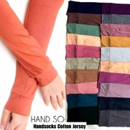 HANDSOCK COTTON JERSEY ; SEJUK & ANTI PELUH / Handsock Cotton Sejuk
