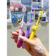 XY July New Sanrio Children Soft Toothbrush 6-12 Years Old Half Small Head Melody Kuromi Children De
