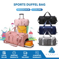 Sports Duffel Bag – Multiple Compartments, Water-Resistant, Dry-Wet Separation, Travel & Gym Bag