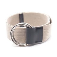 [มือสอง] เข็มขัด Hermes HERMES แบบห่วงคู่ ทำจากไนลอนและหนังลูกวัว (หนังวัว) เข็มขัดแบบห่วงคู่สำหรับผ