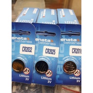 Renata CR2016 CR2025 CR2032 battery