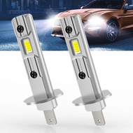 MZGN 2PCS H1 LED Lamps 10000LM 100W Car Lights 16PCS  CSP 6500K White H1 Bulb T10 Lamp STG 1:1 Mini 
