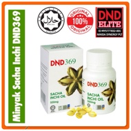 1-6 BOTOL MINYAK SACHA INCHI DND 369 by DR NOORDIN DARUS (DND). 60 softgel. Bagus utk Kesihatan Tubuh.  MAL18036146T