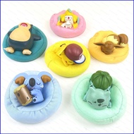 SQ4 Pokemon Figure Sleepe Pikachu Snorlax Anime Action PVC Model Toys Collection Ornaments Gifts QS4