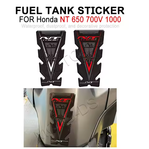 For Honda NT 650 700V 1000 NT650 NT700V NT1100 Motorcycle Tank Pad Gas Fuel Oil Kit Knee Protector S