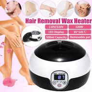 500cc MiNi Hot Wax Warmer Kit Constant Temperature Painless Hair Removal Wax Heater Machine Black 12