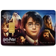 (FREE BOX) HARRY POTTER Public Gold Bar 1g