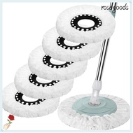 ROSEGOODS 1pc Spin Mop Replacement Head, Microfiber Standard Size Mop Head Replacement, Durable Roun