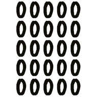 2 INCHES STICKER NUMBER - STYLE 1 (A4 SIZE) FOR BALLOON PLATE NUMBER BOBO BALLOON TRANSPARENT