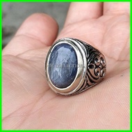 GEMSTONE RING WHITE STAR SHAPPIREnatural 6 STAR CORUNDUM OFFICE SIZE FREE MEMO