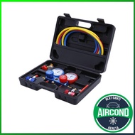 ⚠️6 MONTH WARRANTY⚠️R22 R134 R404 R410 R134a GAS Air Cond Diagnostic A/C Manifold set Gauge GAS mete