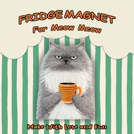 Coffee Cat Fridge Magnet - Coffee Cat Fridge Magnet - Gift - Stationery 19