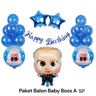 BABY BOSS A SP Balloon Package Baby Boss Birthday Decoration