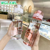 WGLAWL 780ml Sports Water Bottle Girl Boy  Gym Drinking Bottle