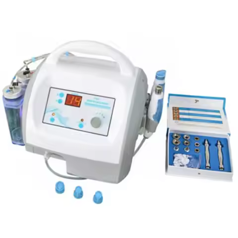 2 in 1 Portable Blackhead Remover Vacuum Oxygen Therapie Facial Jet Peel Oxygen Therapy Machine