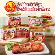 GOLDEN BRIDGE Singapore Pork Luncheon Meat Original / Cheese / Black Pepper Flavour｜金桥猪午餐肉原味 、 芝士 、黑胡椒口味 340g