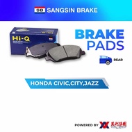 SANGSIN Rear Brake Pad For Honda City T9A TMO & Honda Jazz SP-1265