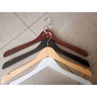 Hanger kayu nat dewasa 2 TEBAL | Hanger kayu Dewasa (Wood) ( BISA COD