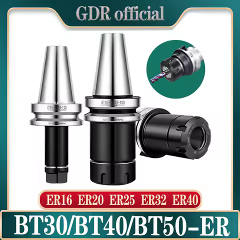 GDR BT ER Tool holder Accuracy 0.002 BT30 BT40 BT50 ER11 ER16 ER20 ER25 ER32 ER40 collet tool holder