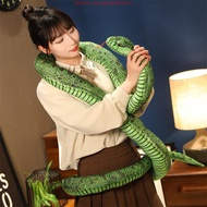 1pc 160cm/200cm Giant Snakes Plush Toy Simulation Long Golden Python Stuffed Snake Plushie Children 