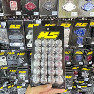 น็อตล้อแสตนเลส CNC เม้งซัง MS Tailand ขนาด M12 เกลียว 1.5#น้อตล้อ#เม้งซัง