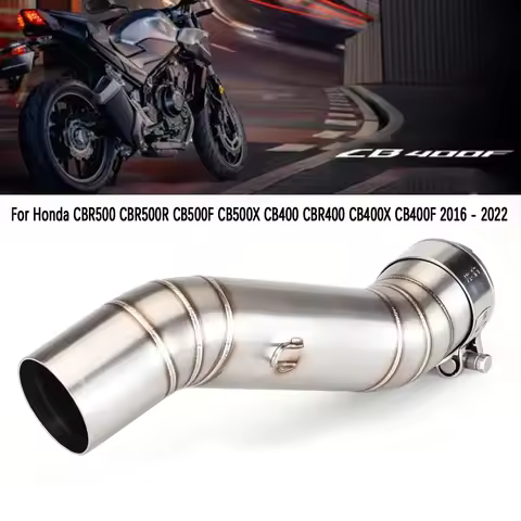 Motorcycle Exhaust Escape For Honda CBR500 CBR500R CB500F CB500X CB400 CBR400 CB400X CB400F 2016-202