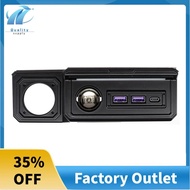 Dual USB Car Charger and Type-C Charging Ports Power Adapter for Jimny JB64 JB74W 2019-2023 LHD