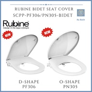 [SG Seller] Rubine BIDET TOILET SEAT, Non-Electric/Manual control O shape/D shape Anti-back flow function