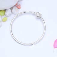 Love Bangle Bracelet 100% Real 925 Sterling Silver Love Bangle Bracelet Fit Original Charms Diy Jewelry