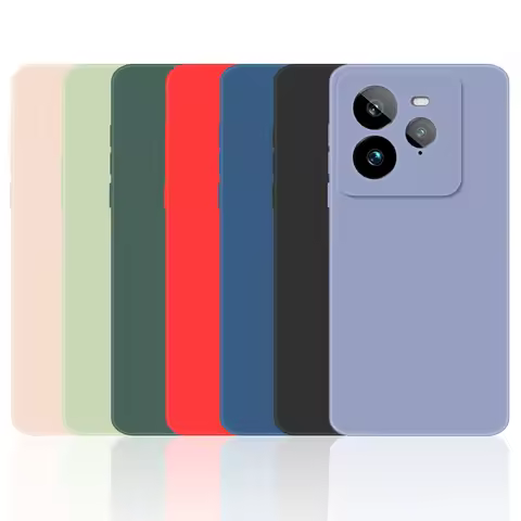 For Realme GT7 Pro Case Realme GT7 Pro Cover Soft Liquid Silicone Bumper Shield Protective Phone Cas